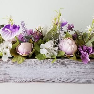 Pink & Purple Peony Centerpiece